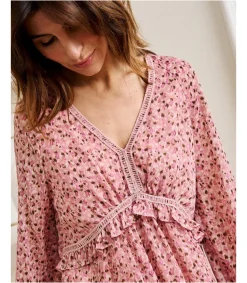 Polin et moi VESTIDOS Y MONOS>Vestido Corto Mangu Rosa