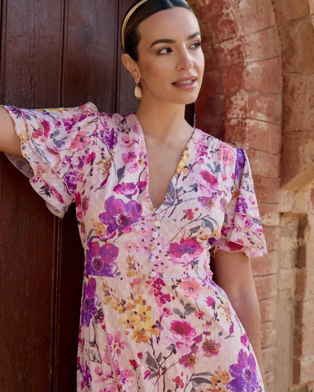 Polin et moi FERIA|VESTIDOS INVITADA>Vestido Largo Elise Rosa