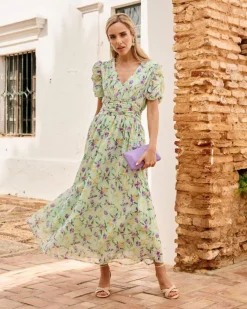 Polin et moi FERIA|VESTIDOS INVITADA>Vestido Largo Zuri menta