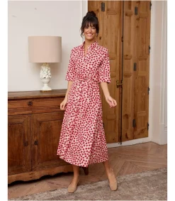 Polin et moi VESTIDOS Y MONOS>Vestido Largo Zuzena Rojo