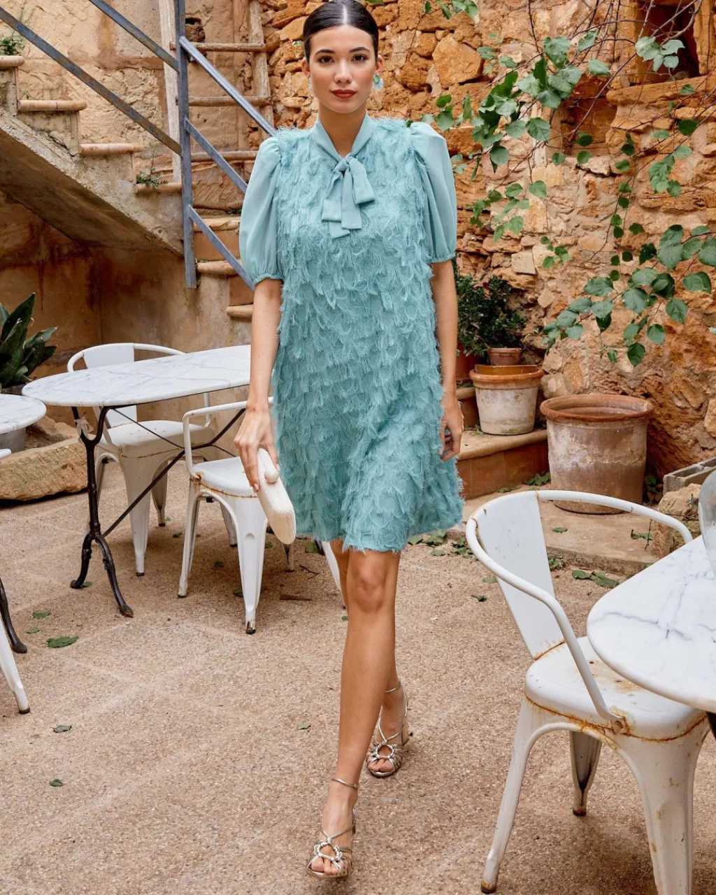 Polin et moi FERIA>Vestido Lazada Flecos Moni