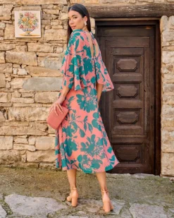 Polin et moi FERIA|VESTIDOS INVITADA>Vestido Mangas Delia MAQUILLAJE