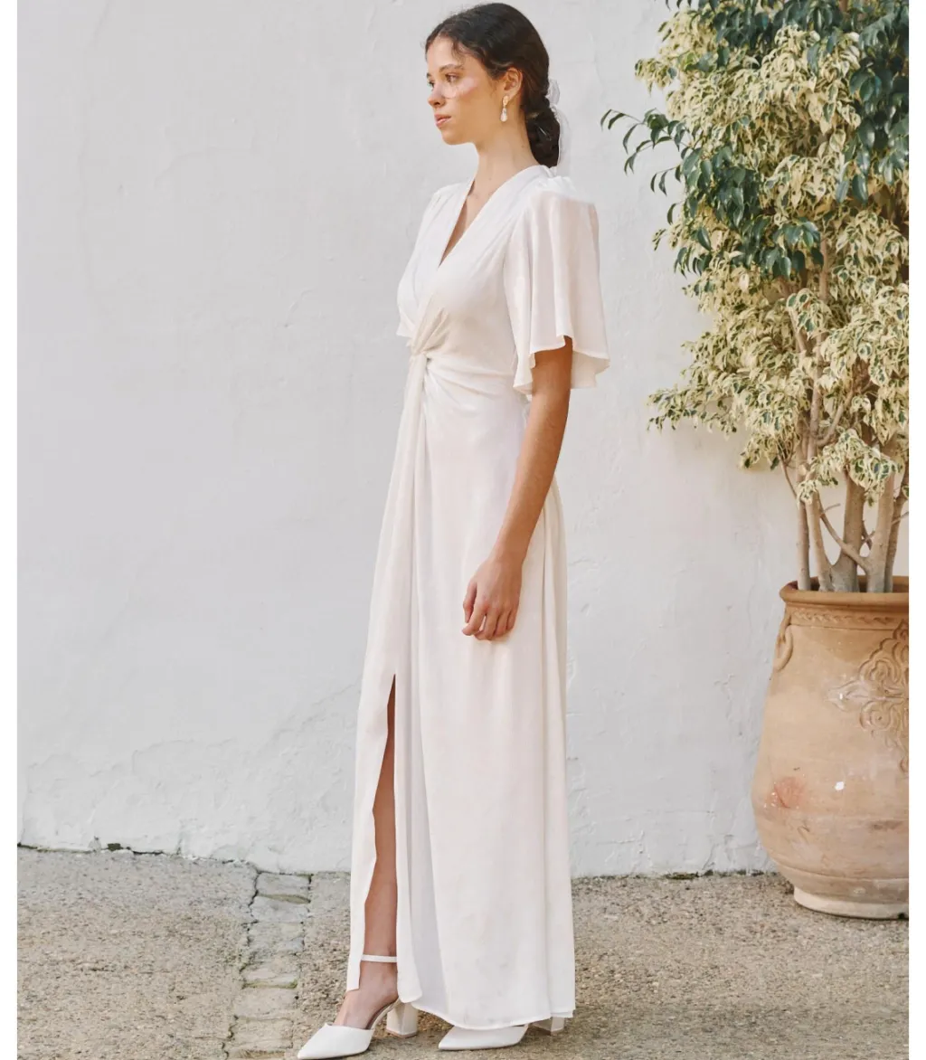 Polin et moi NOVIA>Vestido Novia Jazmín blanco