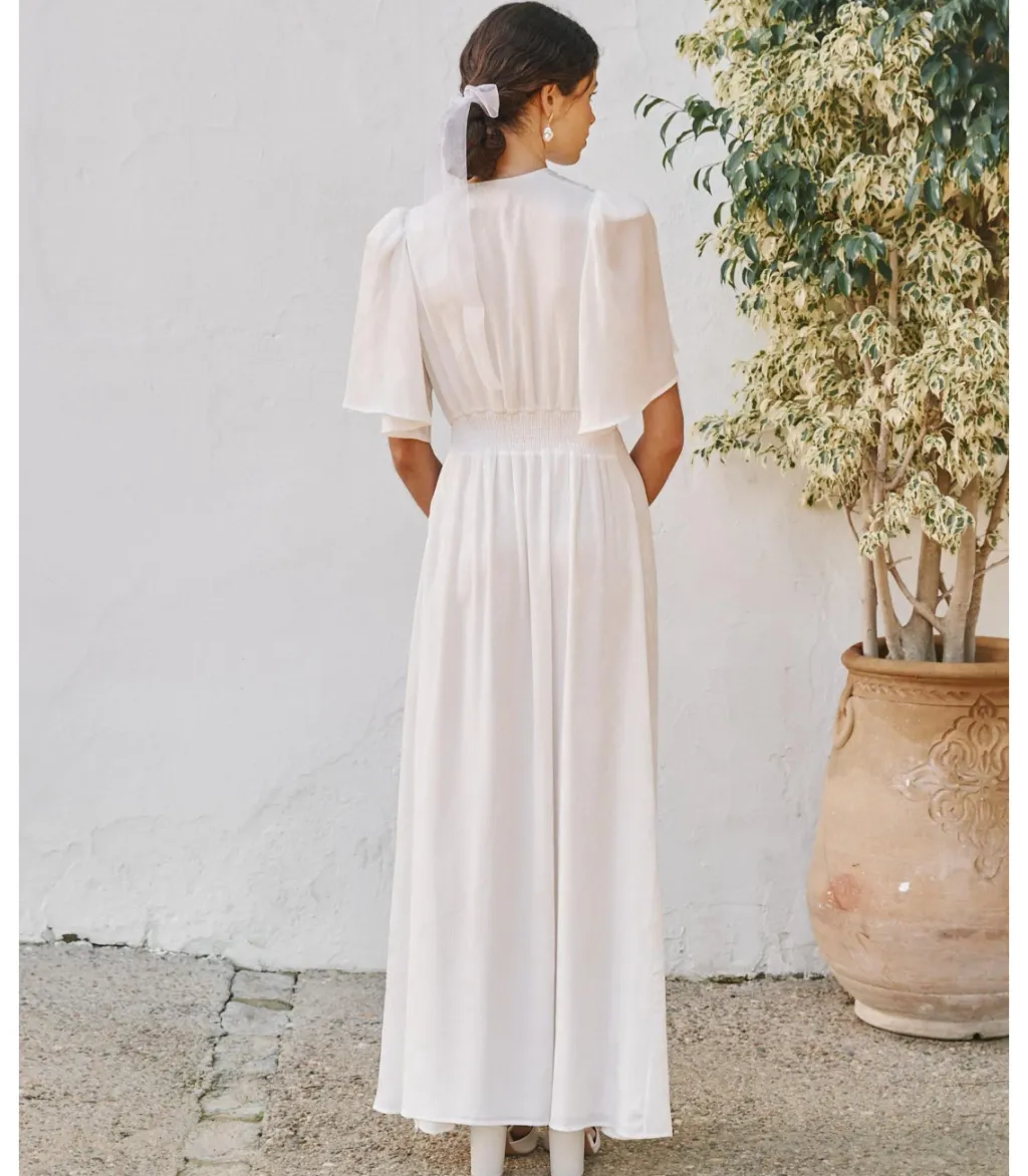 Polin et moi NOVIA>Vestido Novia Jazmín blanco