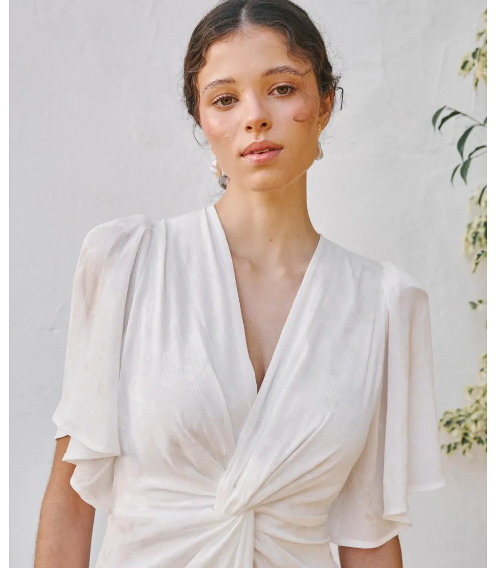 Polin et moi NOVIA>Vestido Novia Jazmín blanco