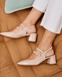 Polin et moi ZAPATOS DE TACÓN|FERIA>Zapato Destalonado Nudia BEIGE