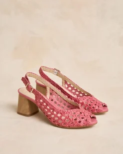 Polin et moi TRENZADOS|ZAPATOS DE TACÓN>Zapato Tacón Kestina Rosa