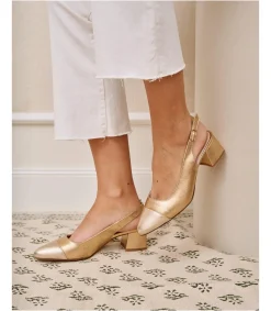 Polin et moi ZAPATOS DE TACÓN>Zapato Tacón Orellana Oro