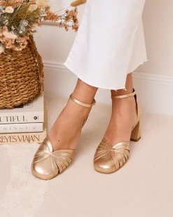 Polin et moi ZAPATOS DE TACÓN>Zapato Tacón Platonia Oro