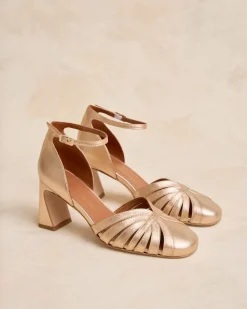 Polin et moi ZAPATOS DE TACÓN>Zapato Tacón Platonia Oro